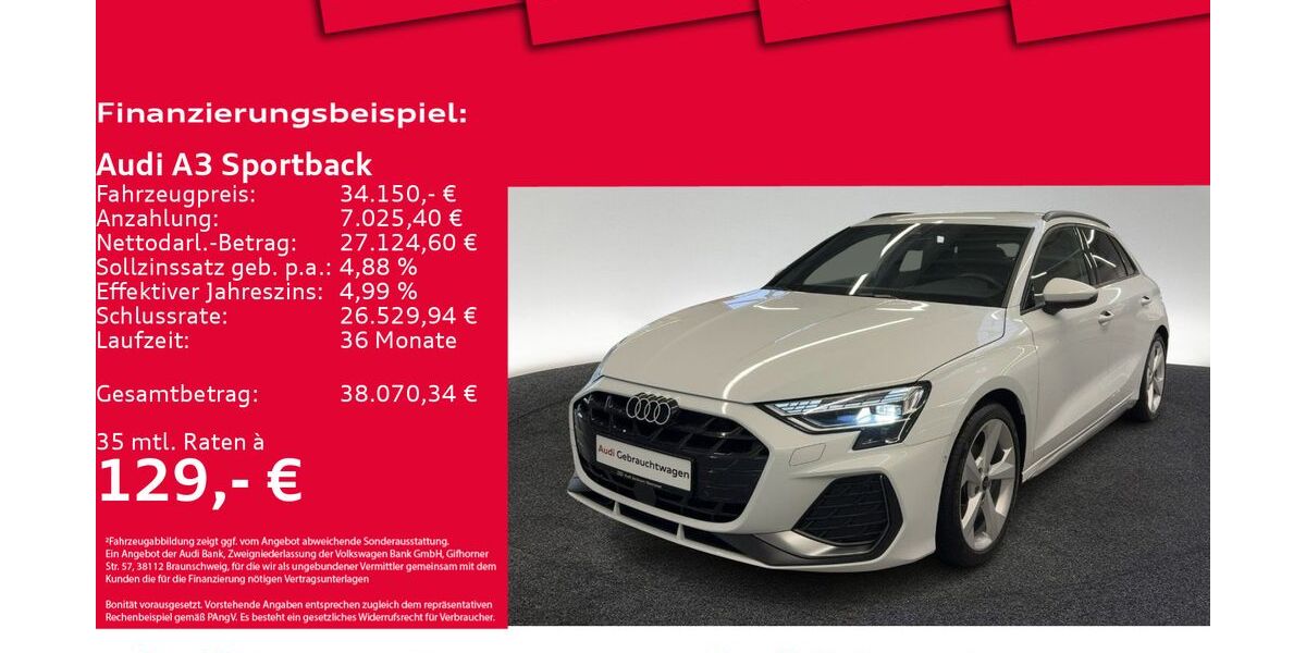 Audi A3 9.557 km 33.350 &euro; Hannover 30179