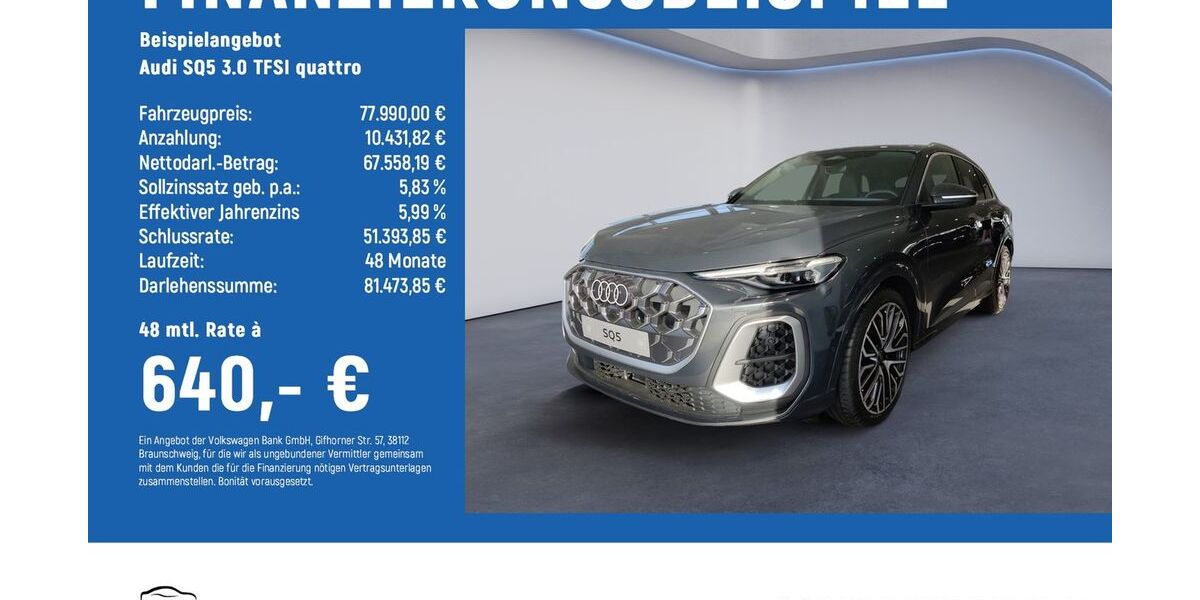 Audi SQ5 4.500 km 77.990 &euro; Hildesheim 31135