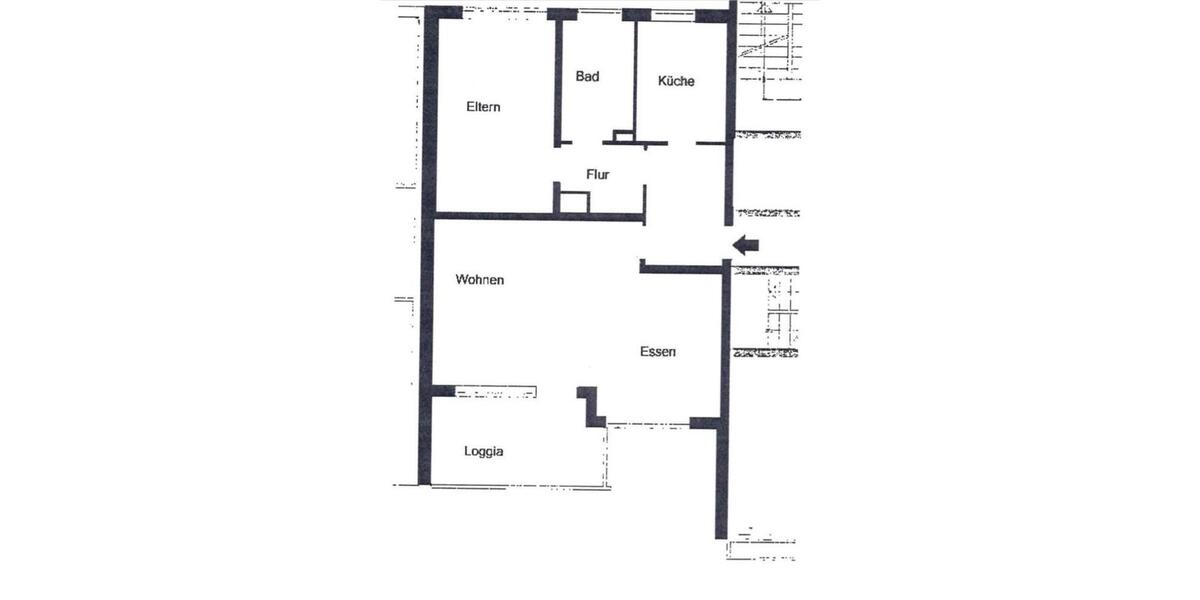 Etagenwohnung Hildesheim Bockfeld - 2 Zimmer, 72 m&sup2;, 570&euro; | Angebot:26024226