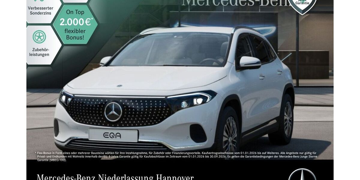Mercedes-Benz EQA 8.322 km 39.890 &euro; Hannover/Langenhagen 30855