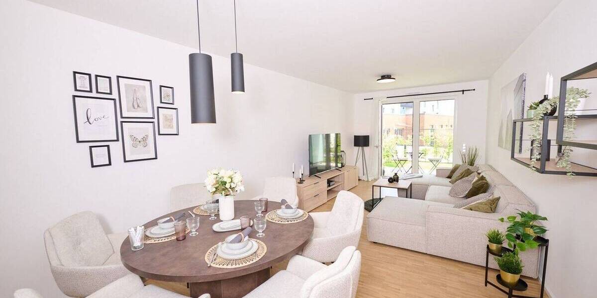 Etagenwohnung Hannover Bemerode - 2 Zimmer, 61 m&sup2;, 295.000&euro; | Angebot:25671874