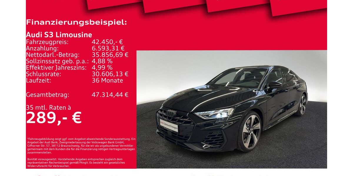 Audi S3 9.046 km 42.550 &euro; Hannover 30179