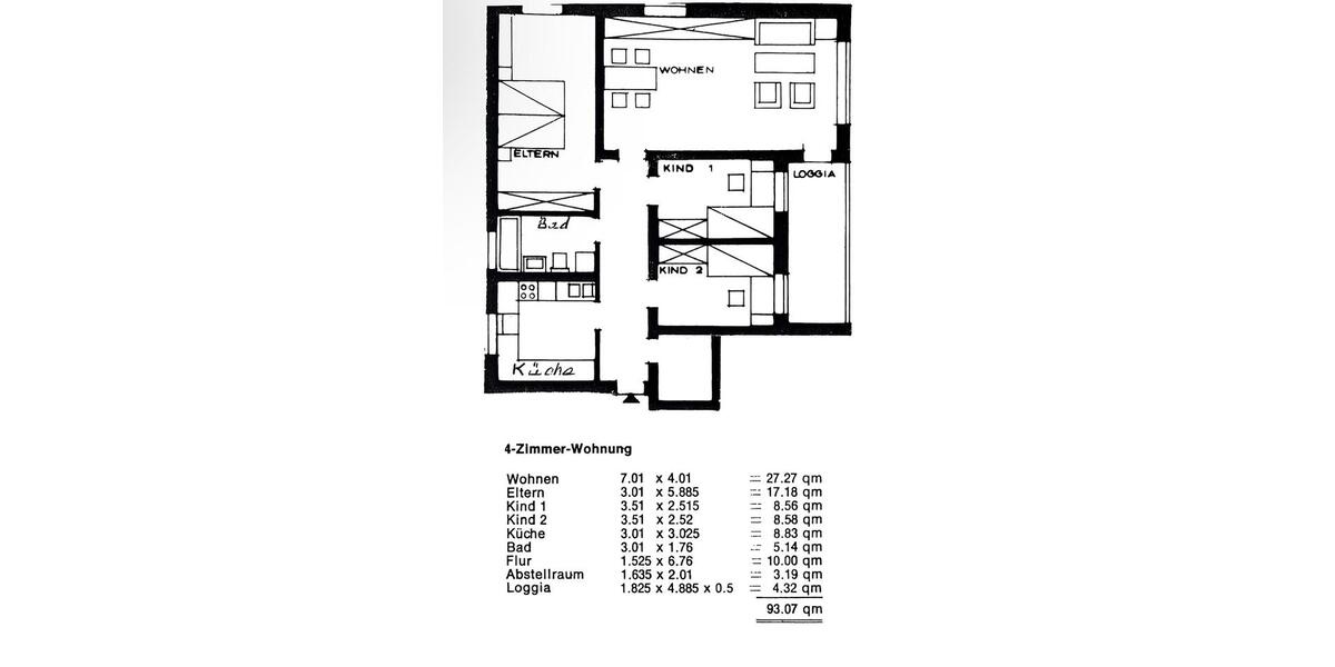 Etagenwohnung Springe - 4 Zimmer, 93 m&sup2;, 240.000&euro; | Angebot:26802381
