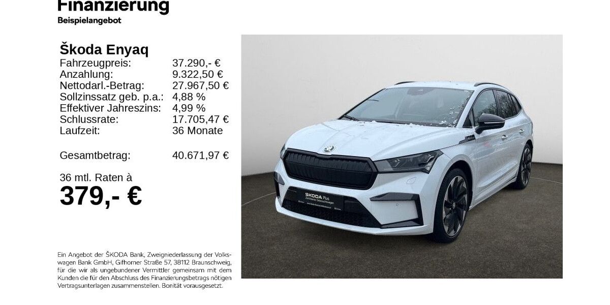 Skoda Enyaq 22.349 km 36.990 &euro; Hildesheim 31137