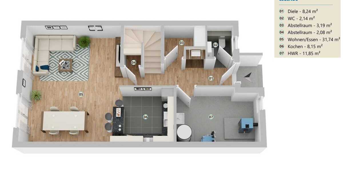 Exklusives Wohnen: Neubau RMH in Gronau - Reihenmittelhaus Gronau | Angebot:25719920