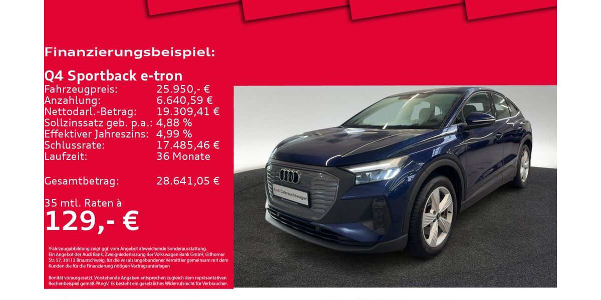 Audi Q4 e-tron 62.870 km 25.650 &euro; Hannover 30179