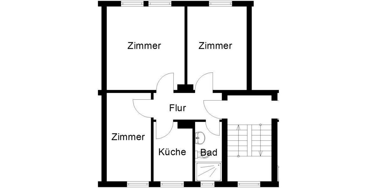 3 Zimmer-Wohnung wird frei! - Etagenwohnung Alfeld Alfeld | Angebot:25319822