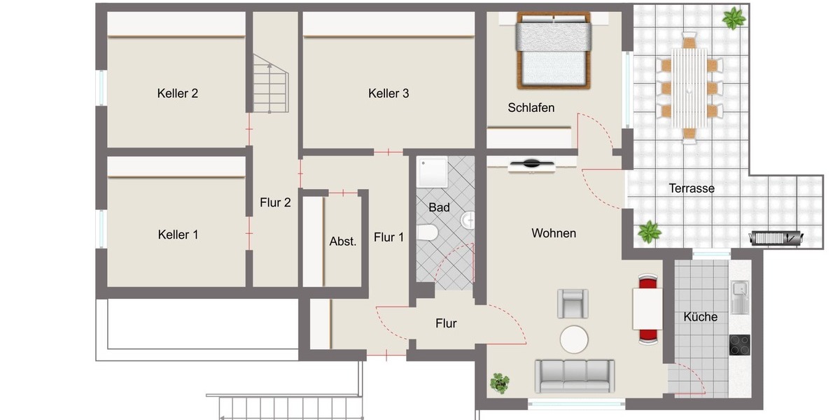 Platz für die ganze Familie - Doppelhaushälfte Alfeld | Angebot:25479969