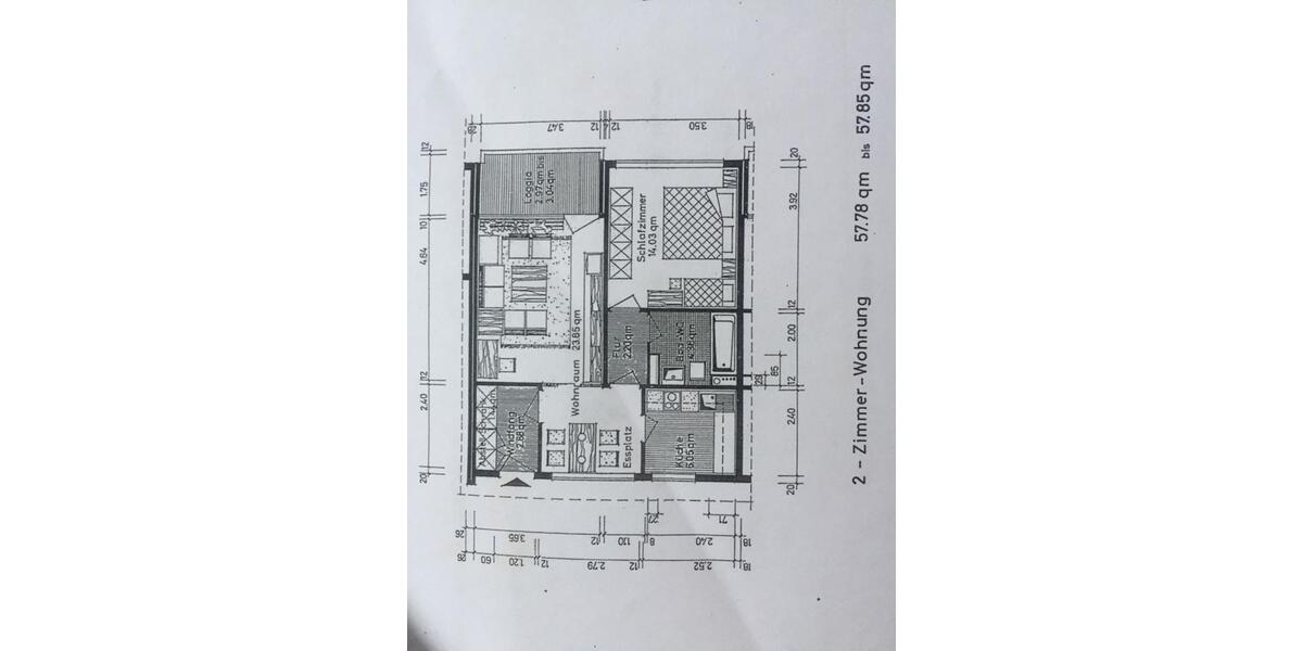 Etagenwohnung Laatzen - 3 Zimmer, 58 m&sup2;, 150.000&euro; | Angebot:19354207