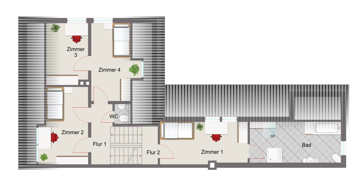 Charmantes Wohnen in ruhiger Lage - Doppelhaushälfte Holle Sottrum | Angebot:24979603