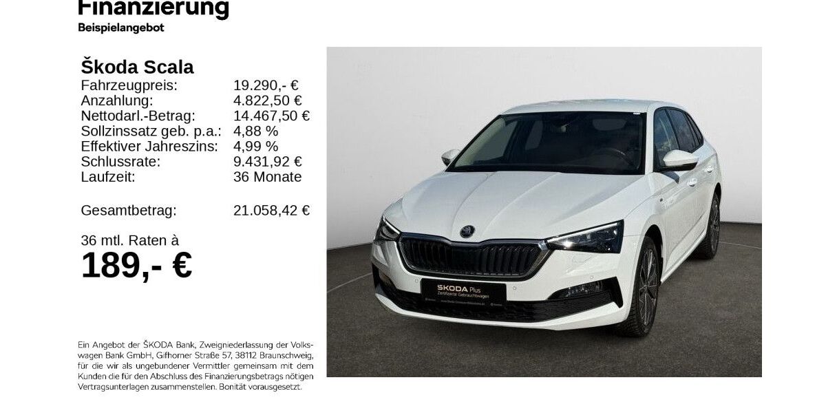 Skoda Scala 53.229 km 18.990 &euro; Hildesheim 31137