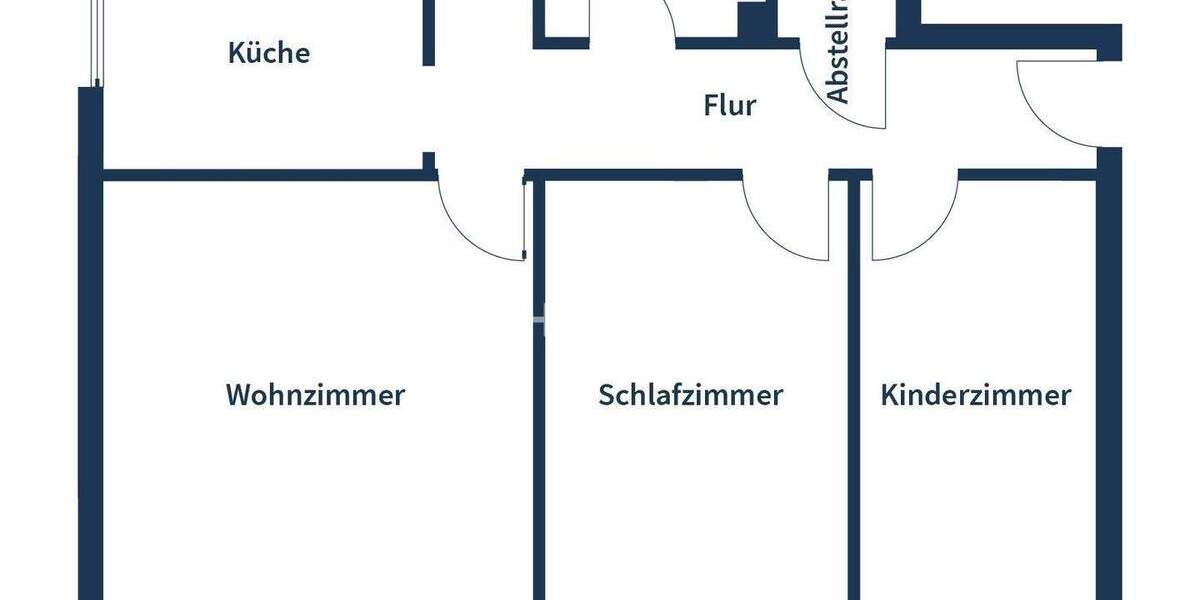 Etagenwohnung Söhre / Diekholzen Söhre - 3 Zimmer, 60 m&sup2;, 64.500&euro; | Angebot:25737434
