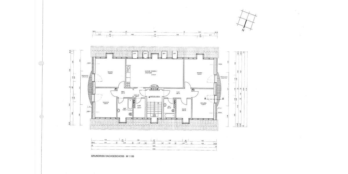Dachgeschoßwohnung Pattensen - 3.5 Zimmer, 89 m&sup2;, 1.100&euro; | Angebot:25191797