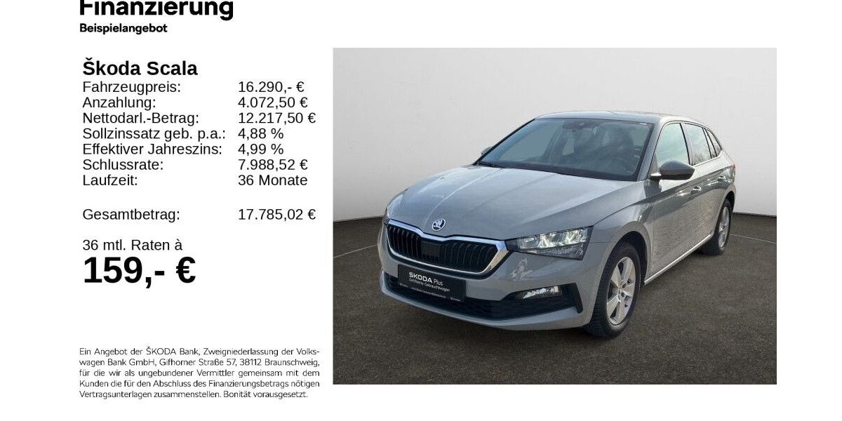 Skoda Scala 50.300 km 15.990 &euro; Hildesheim 31137