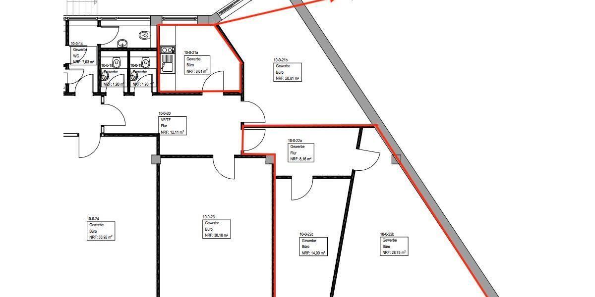 Gewerbeobjekt Hannover - 615&euro; | Angebot:25854472