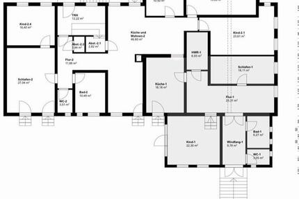 Wohnung Lehrte - 9 Zimmer, 240 m&sup2;, 2.100&euro; | Angebot:25025519