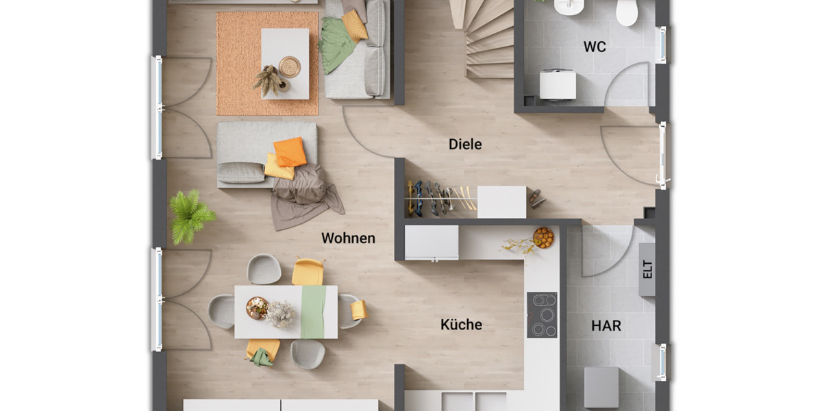 Einfamilienhaus Hohenhameln Stedum - 4 Zimmer, 109 m&sup2;, 307.350&euro; | Angebot:26036929