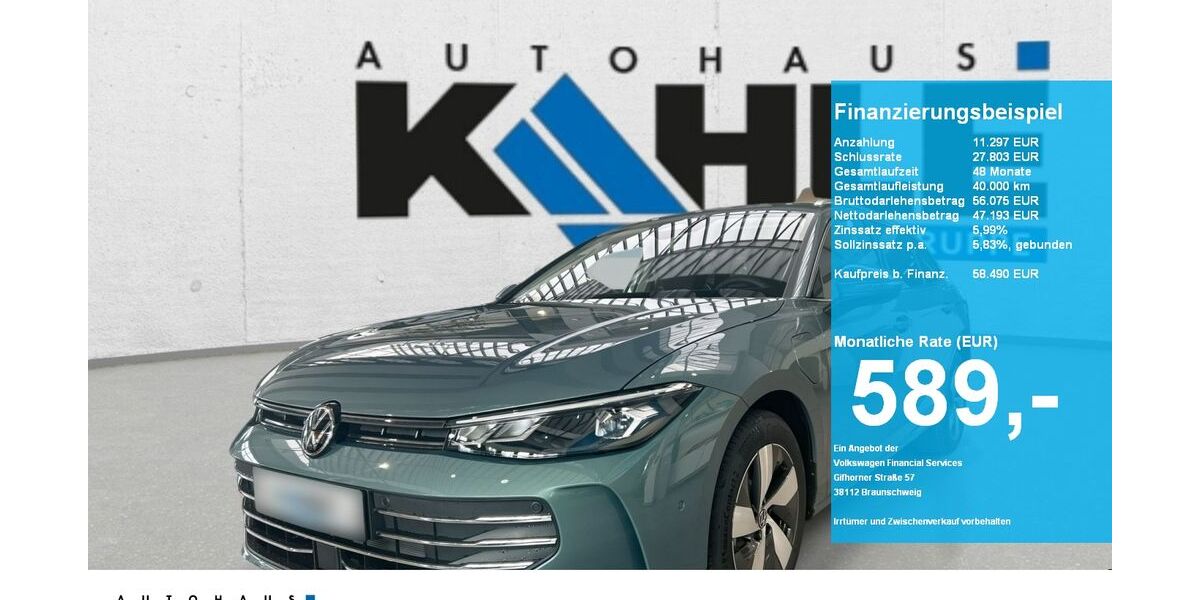 VW Passat 5.000 km 58.490 &euro; Hannover 30419