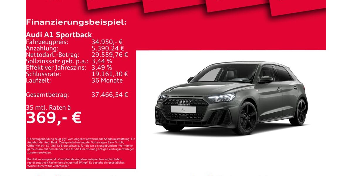 Audi A1 17.487 km 33.950 &euro; Hannover 30179