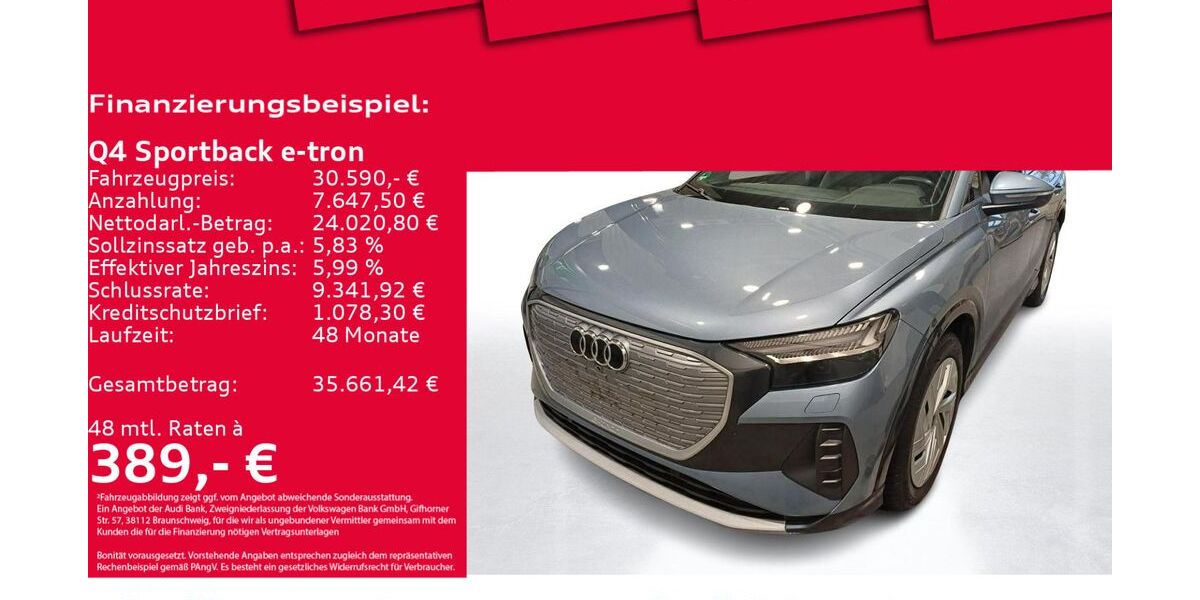 Audi Q4 e-tron 70.864 km 29.950 &euro; Hannover 30179