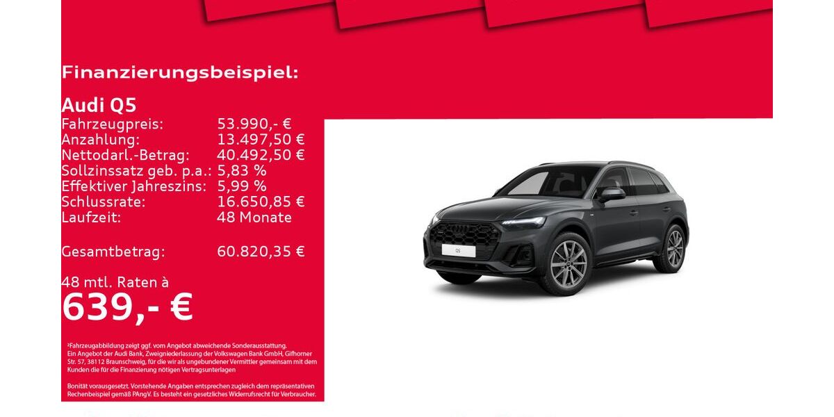 Audi Q5 16.757 km 52.650 &euro; Hannover 30179