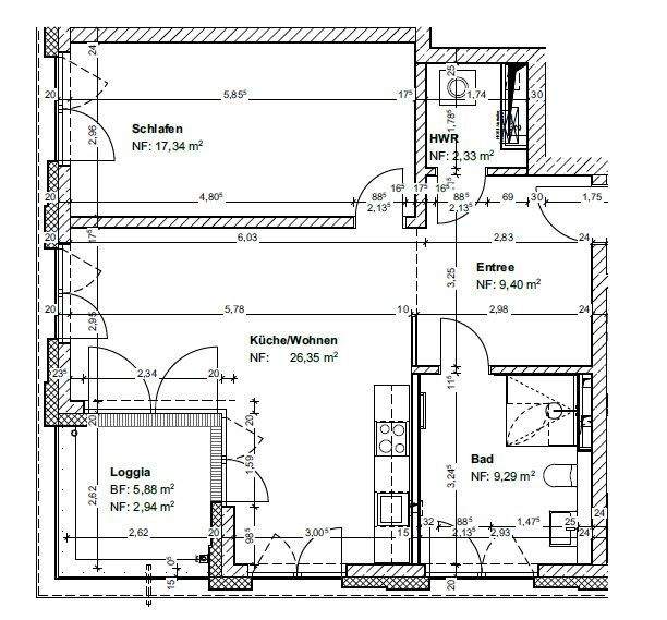 Etagenwohnung Hannover Döhren - 2 Zimmer, 68 m&sup2;, 1.090&euro; | Angebot:25672135