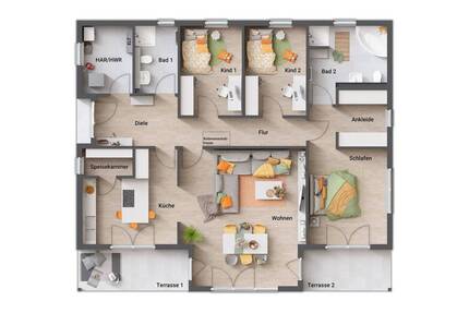Haus Salzgitter Salder - 5 Zimmer, 133 m&sup2;, 373.850&euro; | Angebot:25669752