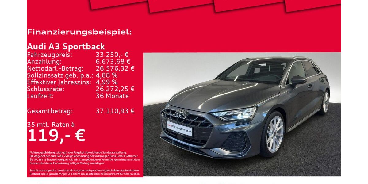 Audi A3 13.253 km 33.250 &euro; Hannover 30179