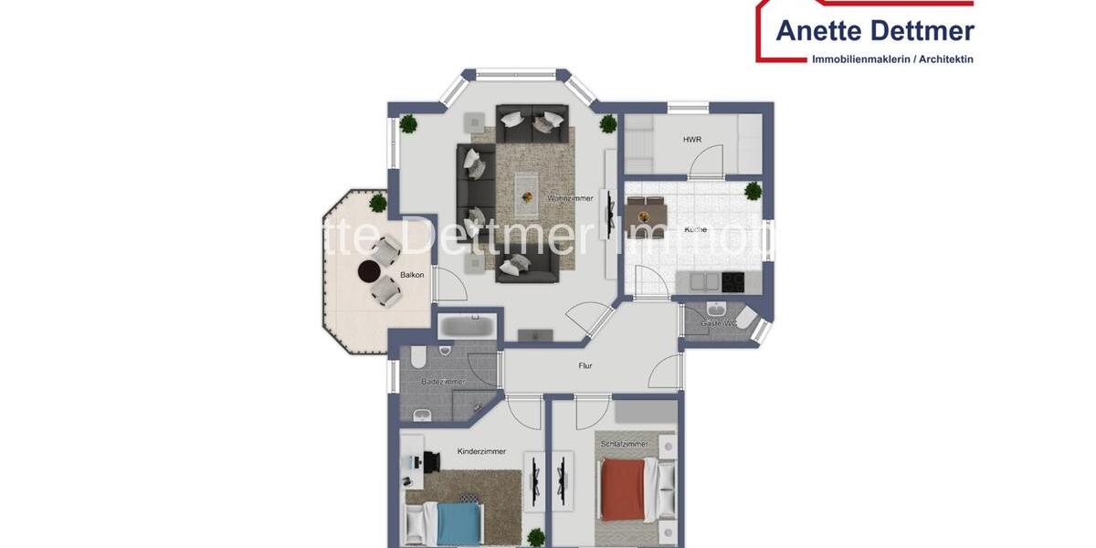 Etagenwohnung Alfeld (Leine) - 3 Zimmer, 91 m&sup2;, 819&euro; | Angebot:23804279