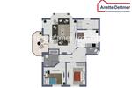 Etagenwohnung Alfeld (Leine) - 3 Zimmer, 91 m&sup2;, 819&euro; | Angebot:23804279