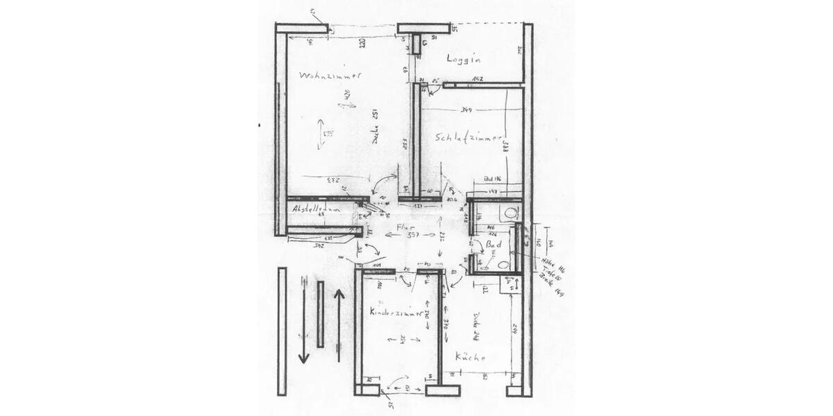 Etagenwohnung Hannover Buchholz-Kleefeld - 3 Zimmer, 73 m&sup2;, 803&euro; | Angebot:25793285