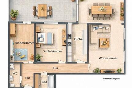 Wohnung Salzgitter Ortschaft Südost - 3.5 Zimmer, 87 m&sup2;, 152.999&euro; | Angebot:25308088