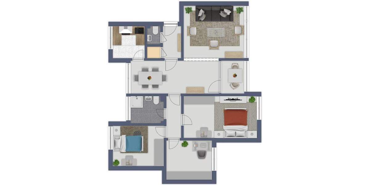 Etagenwohnung Sarstedt - 4 Zimmer, 95 m&sup2;, 160.000&euro; | Angebot:25671360