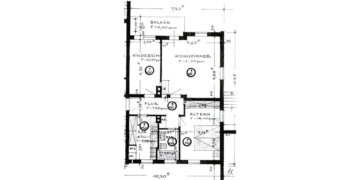 Erdgeschoßwohnung Hannover Misburg-Anderten - 3 Zimmer, 67 m&sup2;, 1.070&euro; | Angebot:25940996