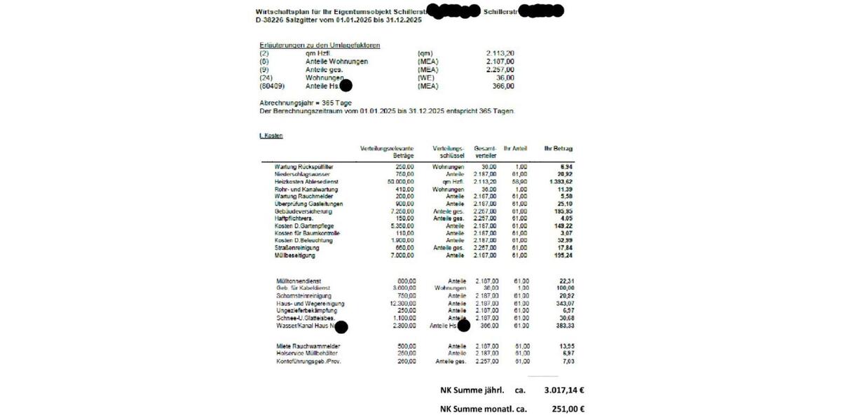 Hochparterre Salzgitter - 3 Zimmer, 61 m&sup2;, 450&euro; | Angebot:25641816