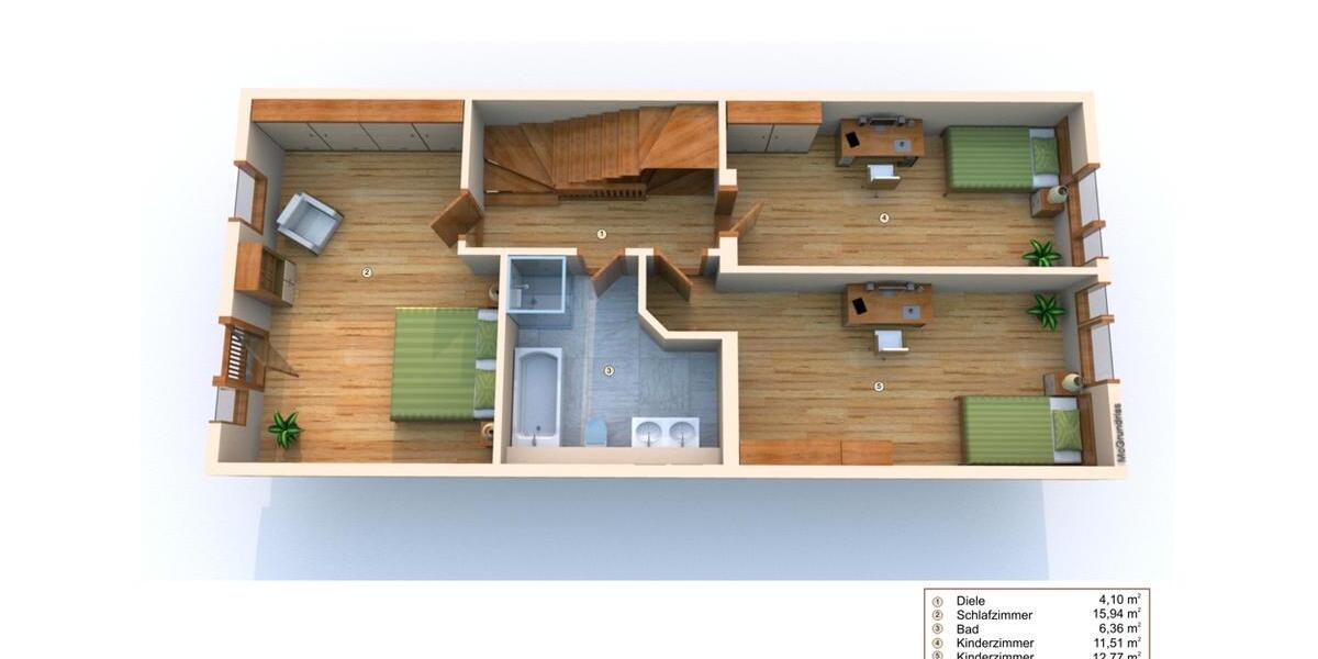 Reihenhaus Laatzen - 6 Zimmer, 150 m&sup2;, 1.550&euro; | Angebot:25612681