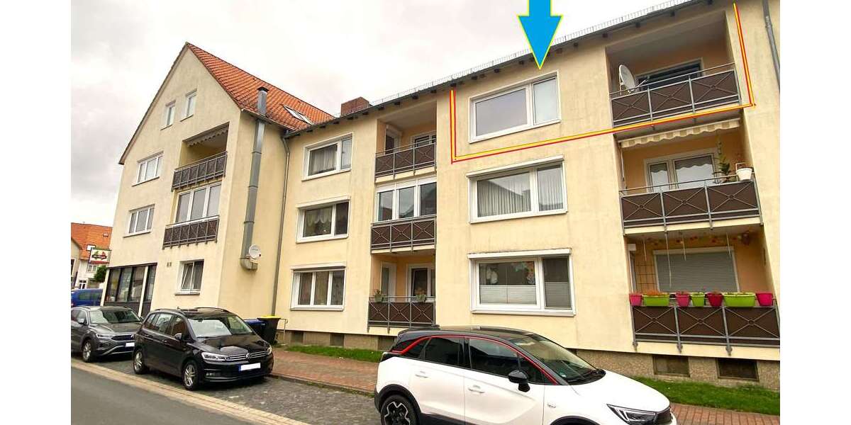 Etagenwohnung Springe - 3 Zimmer, 71 m&sup2;, 125.000&euro; | Angebot:23665473