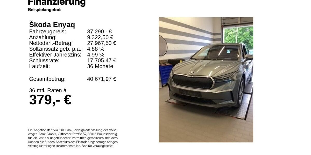 Skoda Enyaq 45.475 km 36.990 &euro; Hildesheim 31137