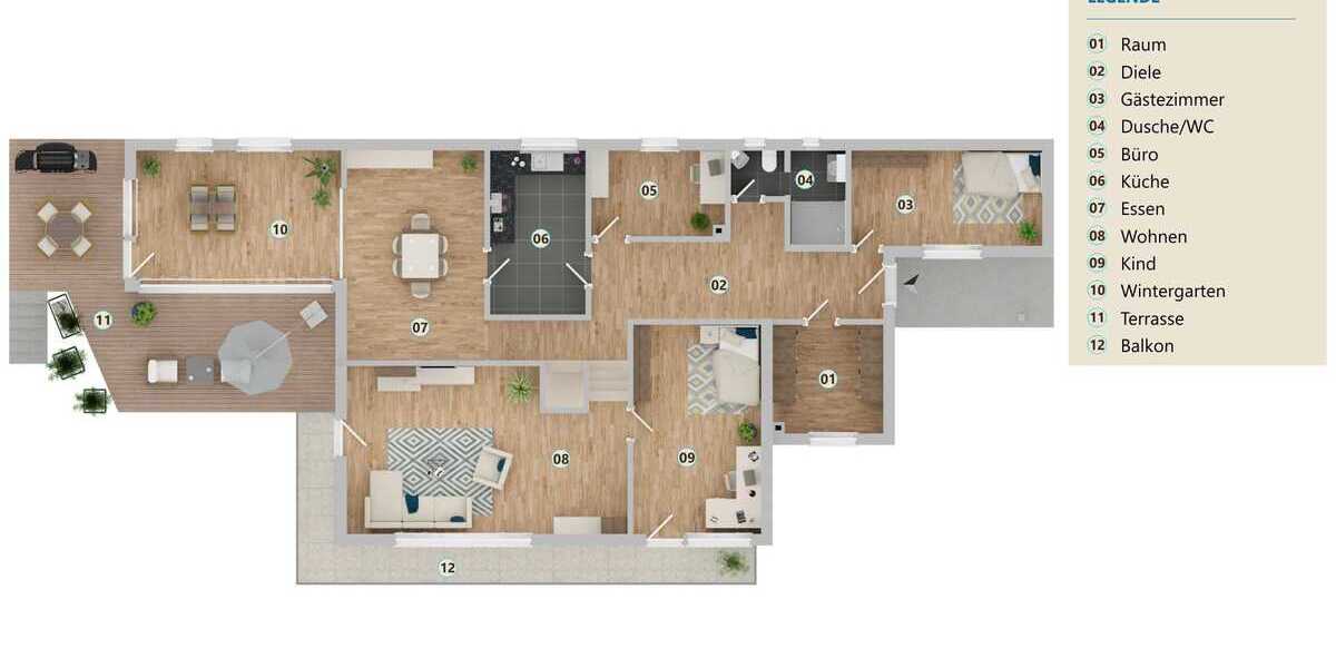 Stilvoll wohnen mit Weitblick - Einfamilienhaus Baddeckenstedt | Angebot:23816691