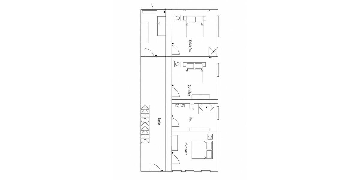 Doppelhaushälfte Bad Salzdetfurth - 6 Zimmer, 140 m&sup2;, 169.000&euro; | Angebot:26863452
