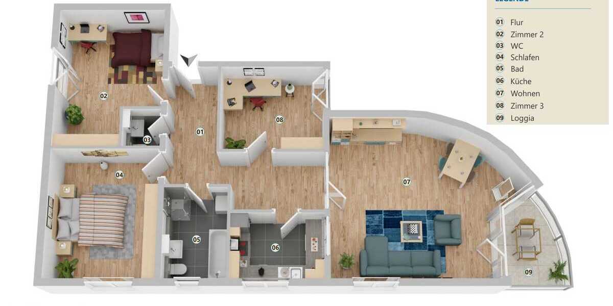 Ihre Anlagechance!? - Etagenwohnung Hildesheim Himmelsthür | Angebot:25248495