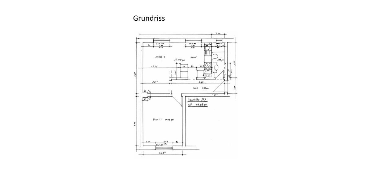 Etagenwohnung Hannover Ricklingen - 2 Zimmer, 44 m&sup2;, 153.000&euro; | Angebot:25810283