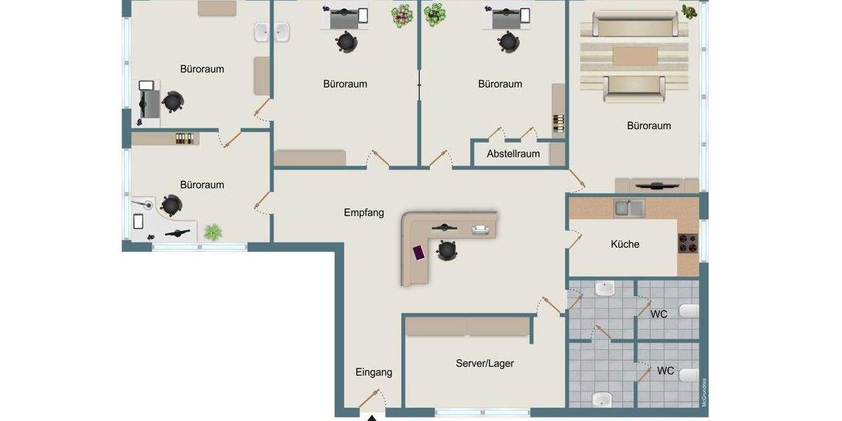 Gewerbeobjekt Hannover Linden-Mitte - 5 Zimmer, 100 m&sup2;, 149.000&euro; | Angebot:25668764