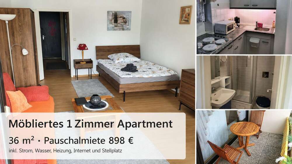 Etagenwohnung Hannover Döhren-Wülfel - 1 Zimmer, 36 m&sup2;, 694&euro; | Angebot:27116229