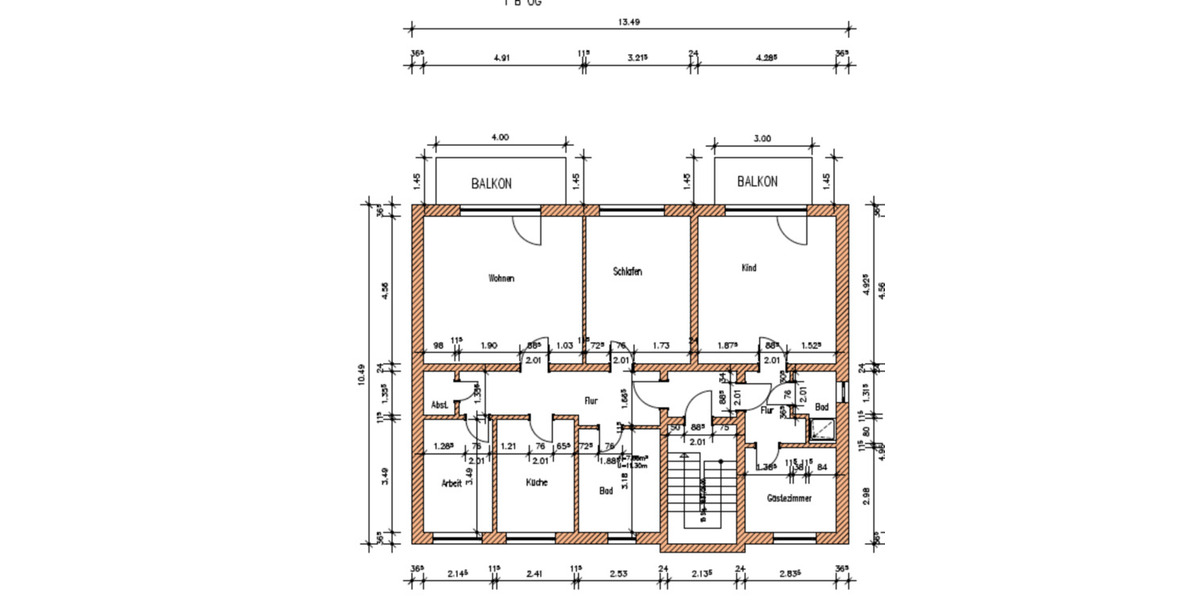 Etagenwohnung Lehrte - 5 Zimmer, 105 m&sup2;, 890&euro; | Angebot:21434317