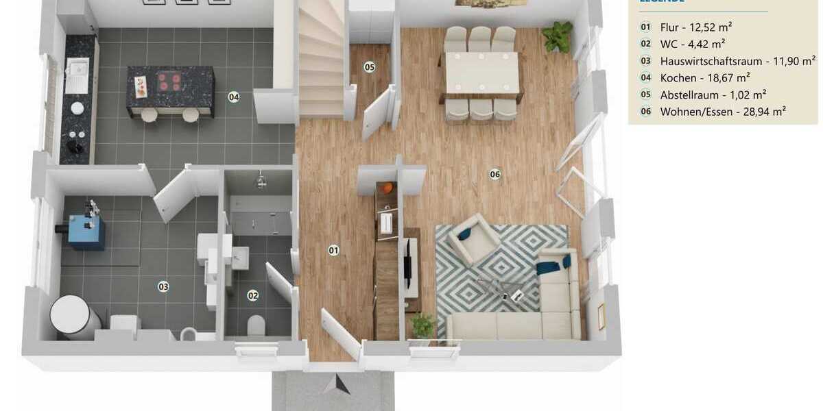 Exklusives Wohnen: Neubau-DHH in Gronau - Doppelhaushälfte Gronau | Angebot:25719921