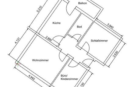 Wohnung Hildesheim Bockfeld - 3 Zimmer, 70 m&sup2;, 630&euro; | Angebot:26021964