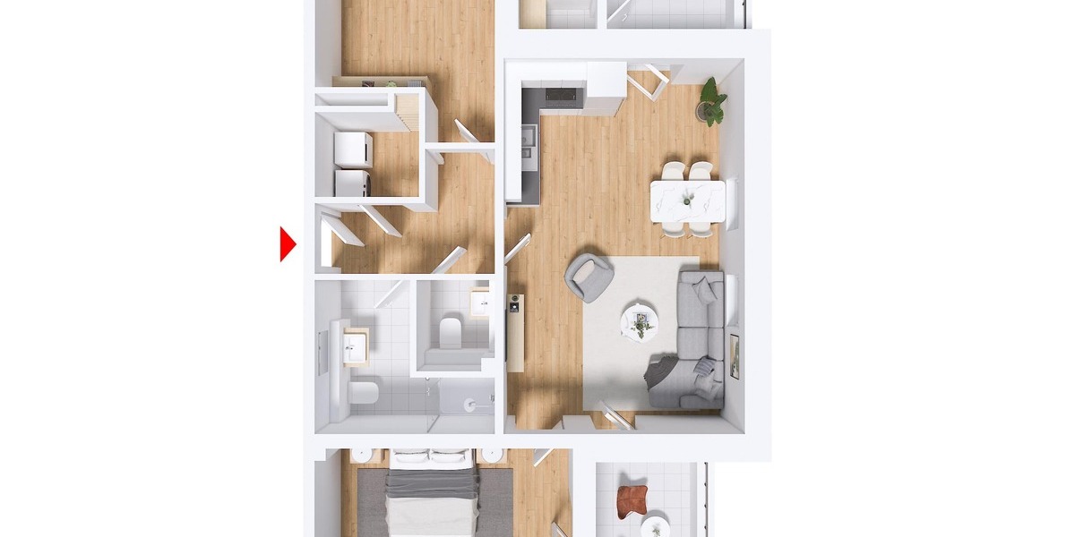 Neubau seniorengerechter Wohnungen - Dachgeschoßwohnung Lamspringe | Angebot:20540657
