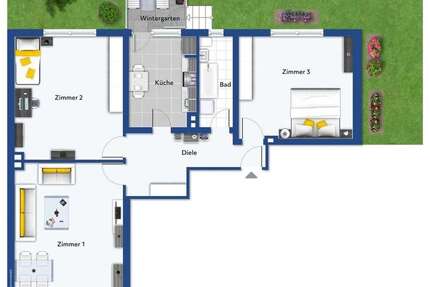 Wohnung Hildesheim Altstadt - 3 Zimmer, 106 m&sup2;, 1.180&euro; | Angebot:27385682