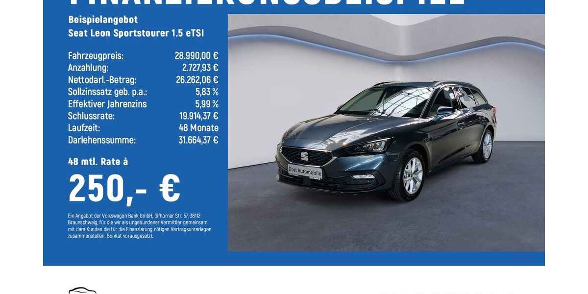 Seat Leon 6.000 km 28.990 &euro; Hildesheim 31135
